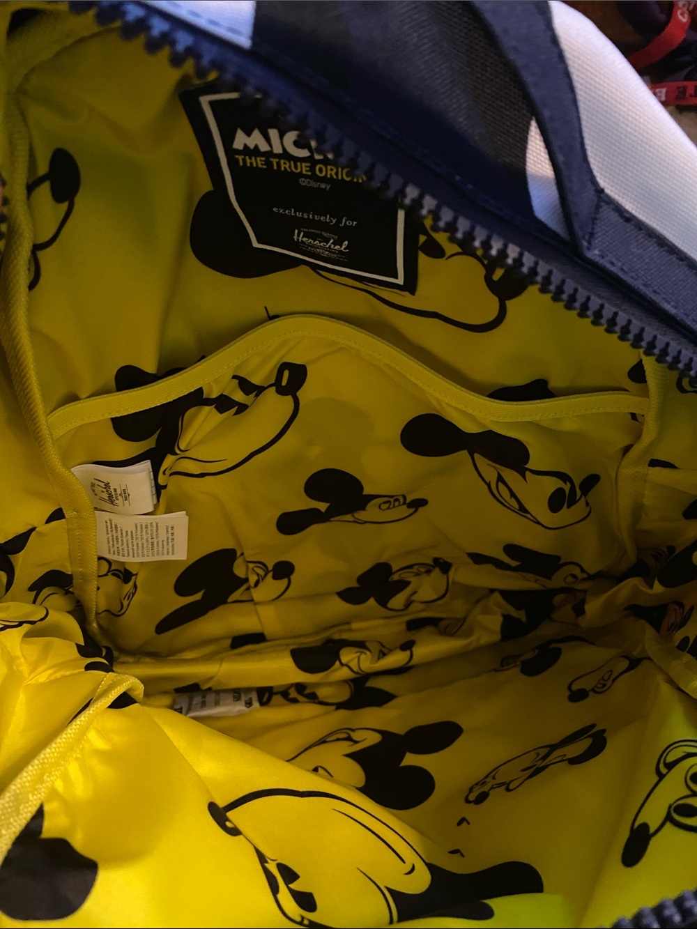 Herschel Supply Company Navy Mickey Graphic Backpack - Picture 3 of 4